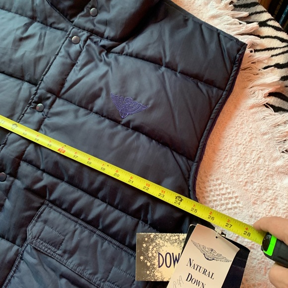 NWT Ten West Apparel Down Vest Navy XXL - Picture 6 of 10